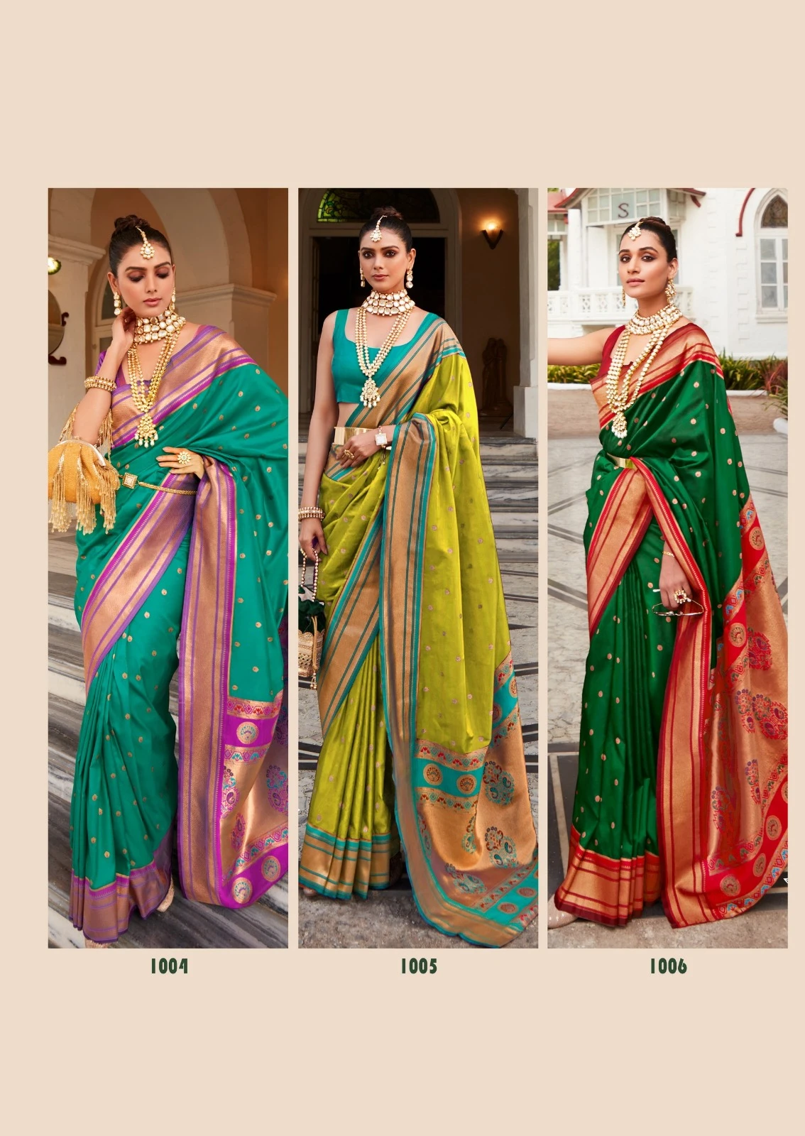 Rajpath Kiya Paithani Silk Hit Silk Wholesale Fancy Silk Catalog — Wholesale Sarees, MPA wholesale from Surat — view 8
